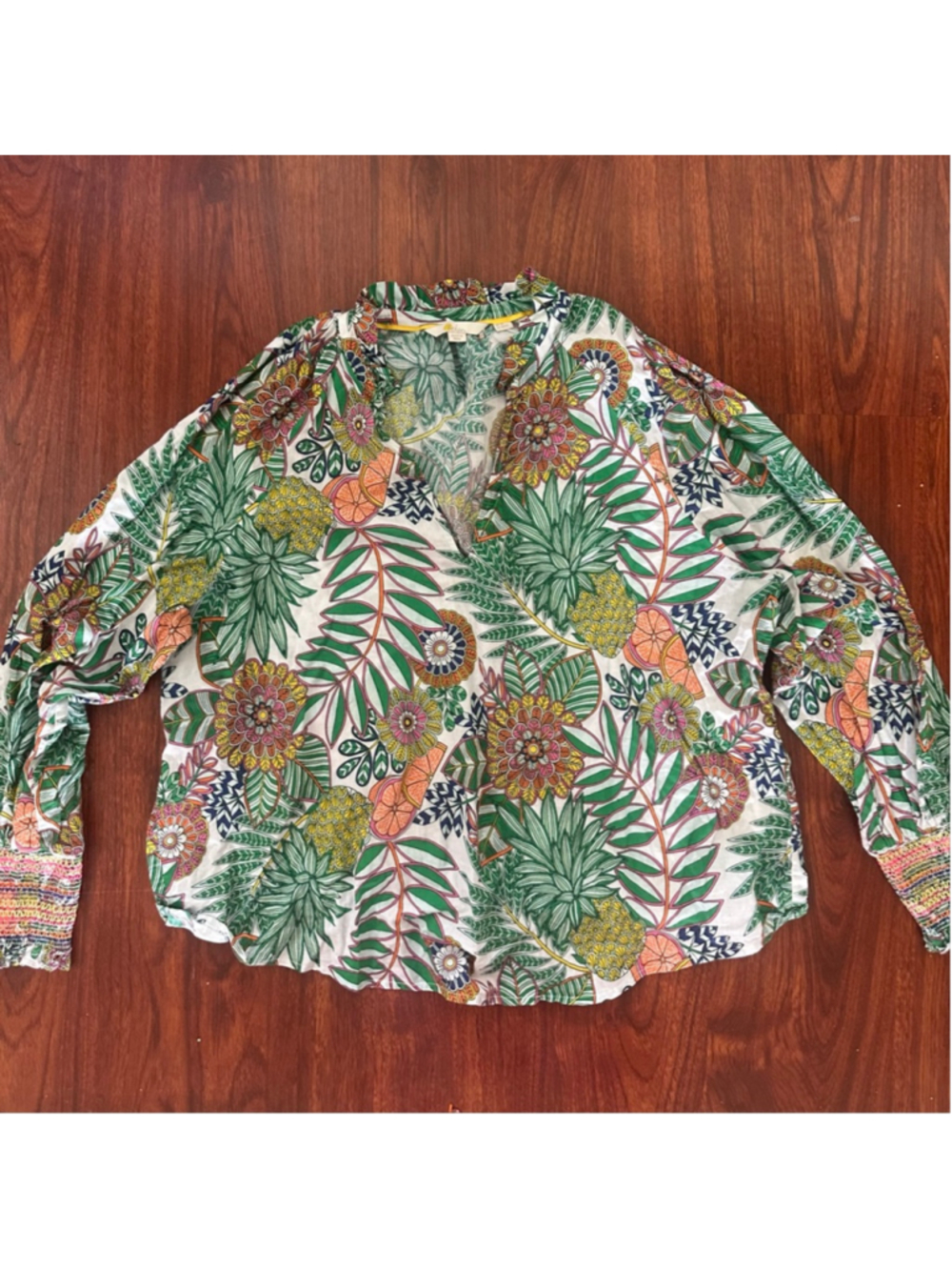 Women's Size 20 Boden Tropical Print Blouse - Picture 2 of 7